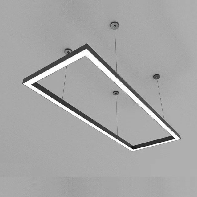 Commercial Hanging Lamps Lighting Led Decorative Chandeliers Aluminum Iron Ceiling Pendant Kitchen Office Shop Light