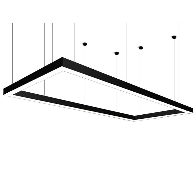 8FT LED Linear Light Selectable Suspended Fixture  Led Linear Ceiling Light 4ftled Shop Light for Office Retail Showroom