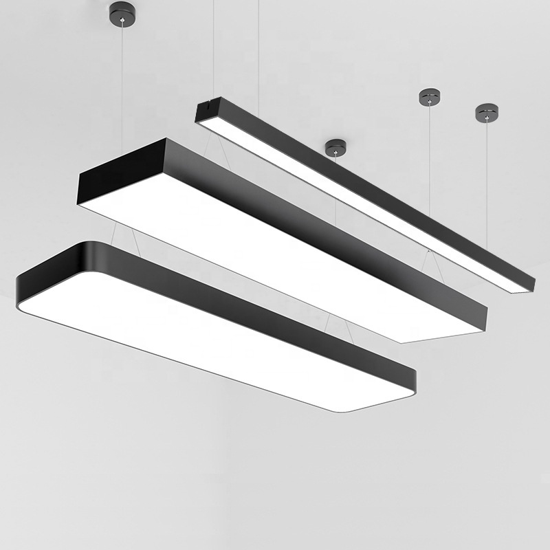 New Arrival LED Architectural Linear Light Seamless Connection 144W Led Suspended Linear Light Aluminum Pendant Linear Lights