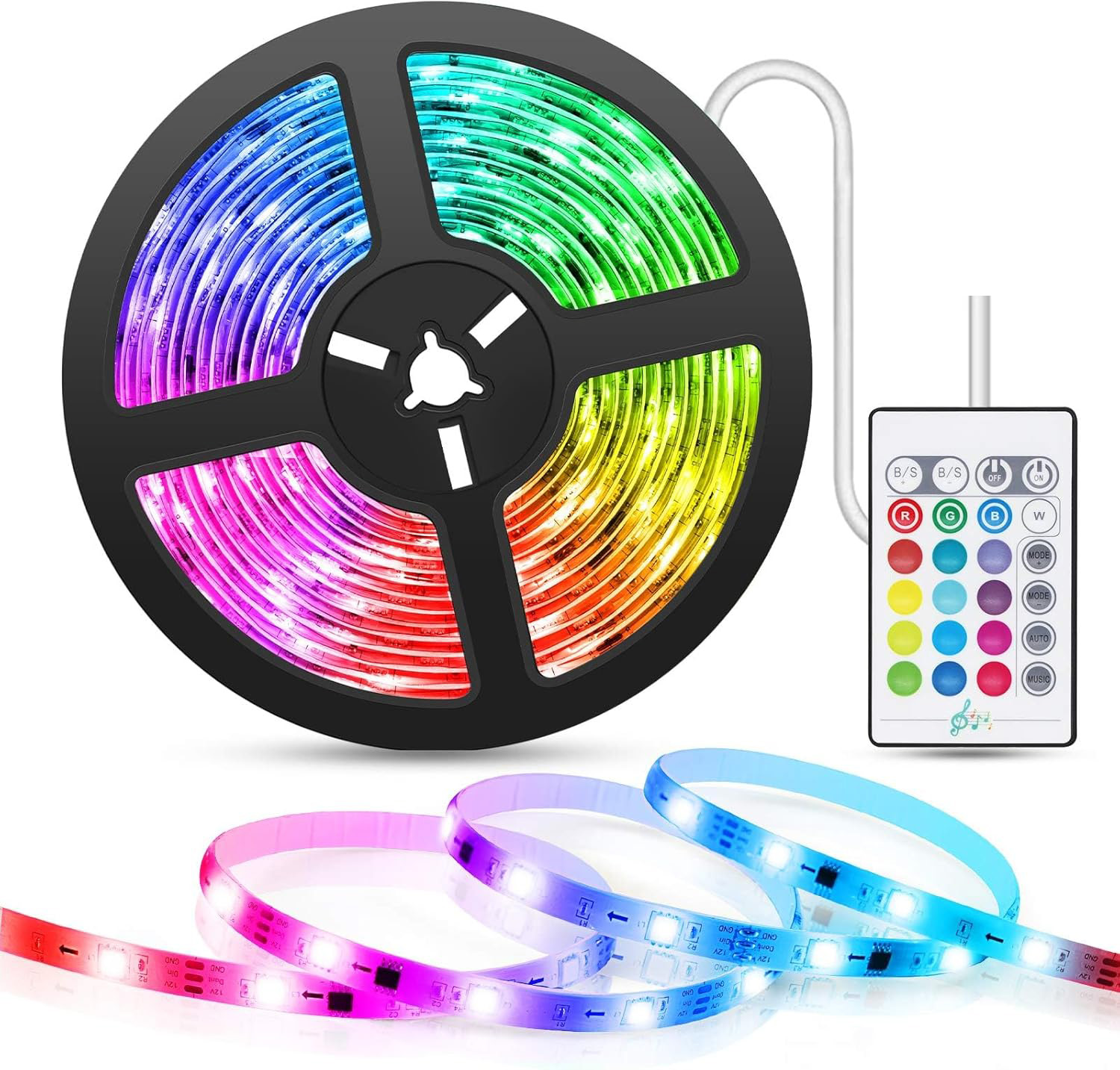 Dream Color COB RGB Led Light Strip 24V RGB CCT Board Flexible SMD2835 Led Strip Light for Outdoor and Indoor Decoration