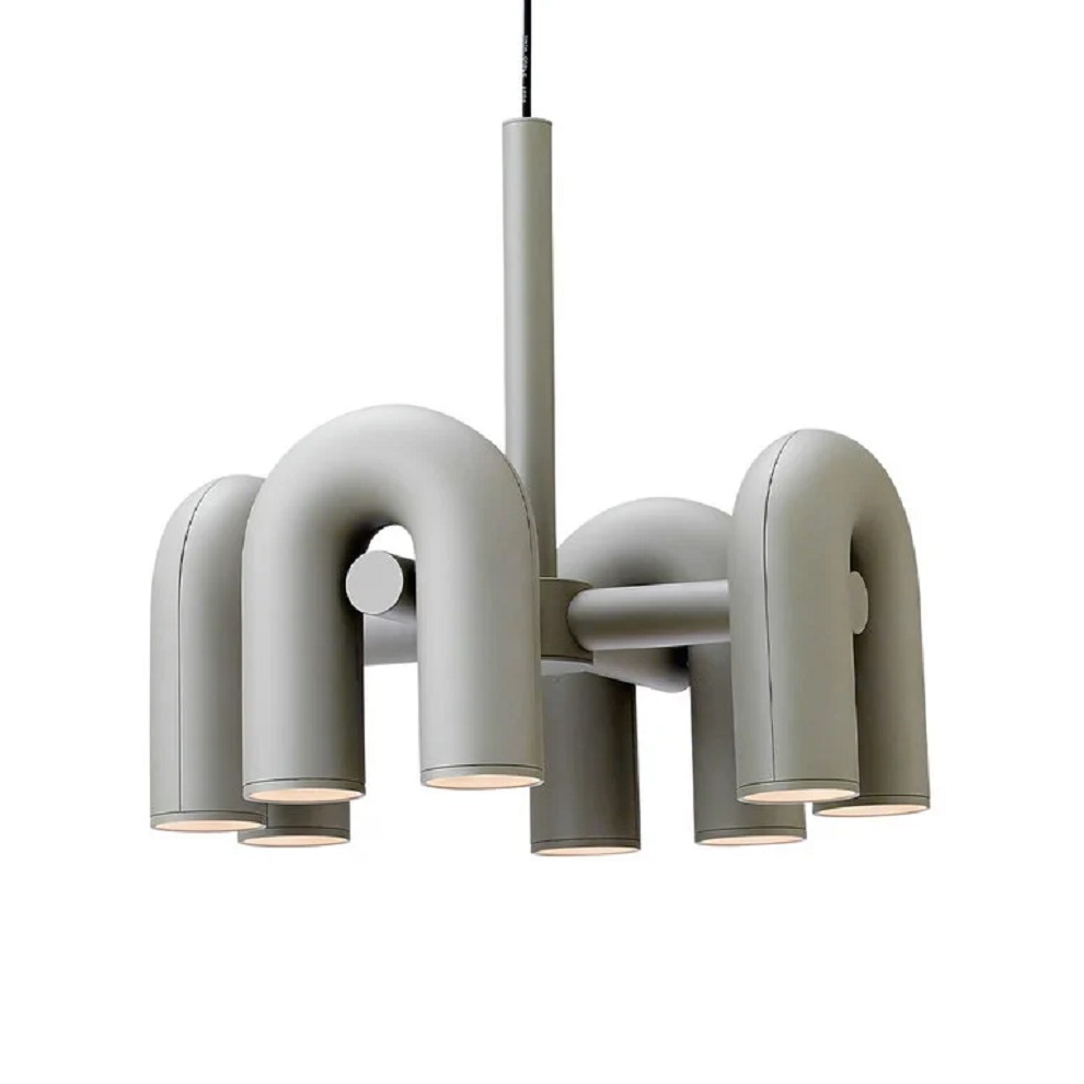3 Ram Grey Color 4U Creative Style LED Chandelier with Removable Lamp
