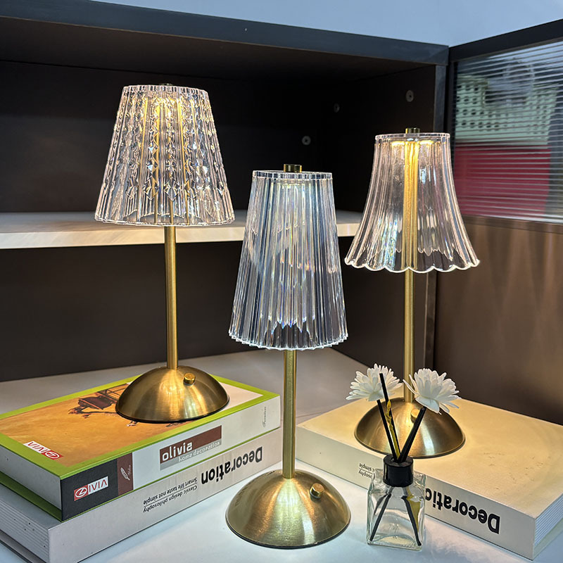 Modern Nordic LED Touch Control Table Lamp With Restaurant Wholesale Light Cordless Hotel Rechargeable Design Table Lamp