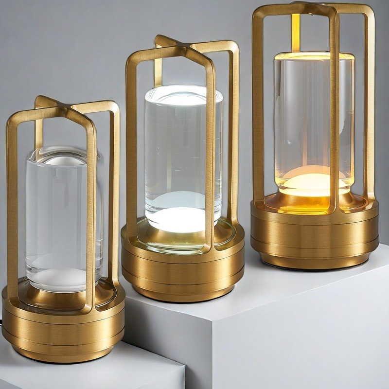 Modern Eye Protection 3 Color Control Stepless Dimming Rechargeable Study Desk Small USB LED Cordless Portable LED Table Lamp