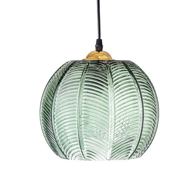 Modern Glass Small Chandelier Simple Fashion Creative Restaurant Bedroom Bedside bar Green Minimalist Pendant Light