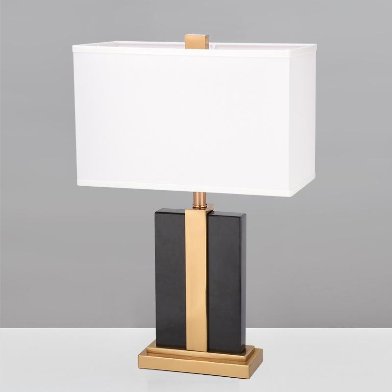 Classic Look Marble Stone Pebble Design Living Room Decoration Lighting and Shade High Quality Low Prices Table Lamp Light