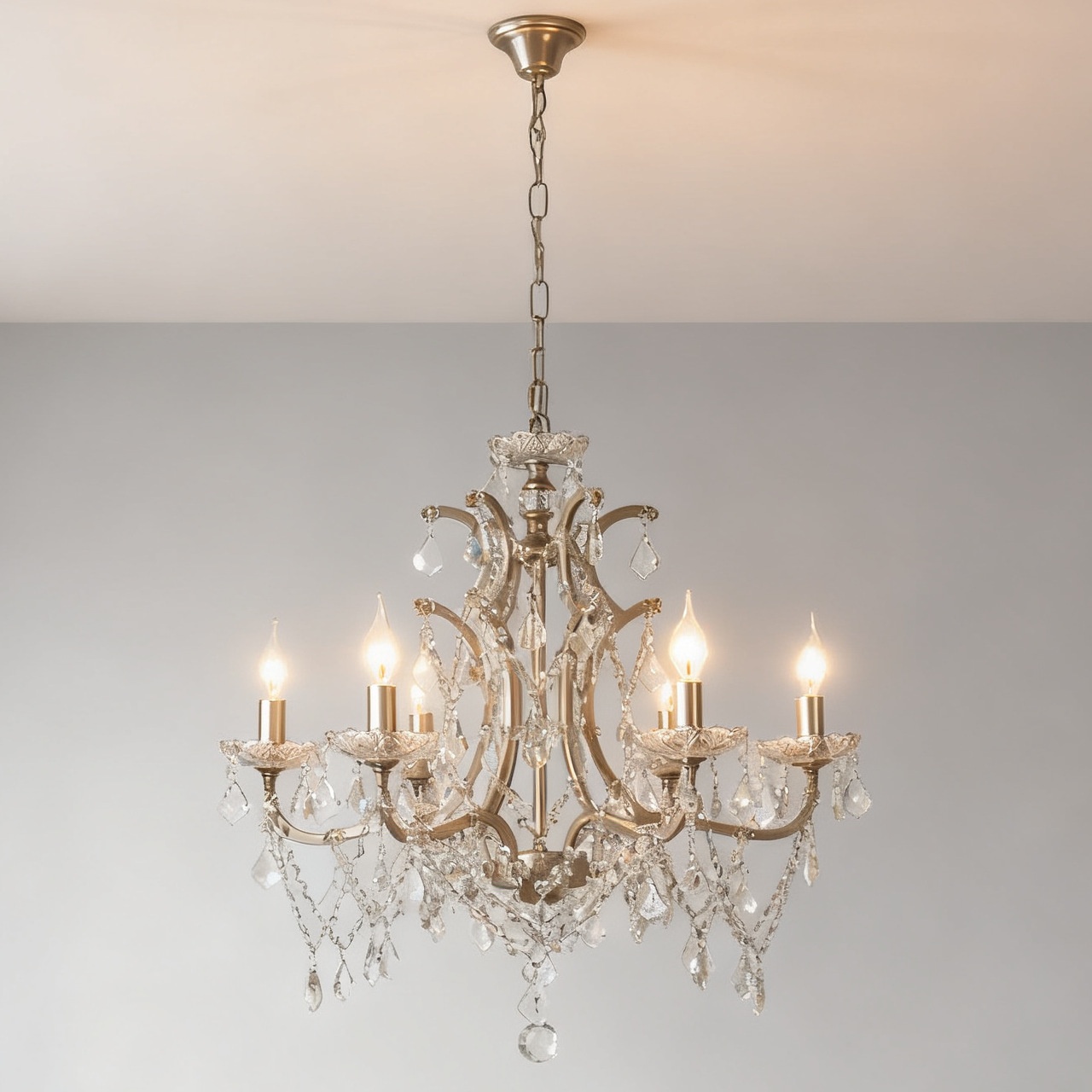 American Luxury Chandelier Crystal Lamp Retro French Palace European Style for Living Dining Villa Princess Bedrooms