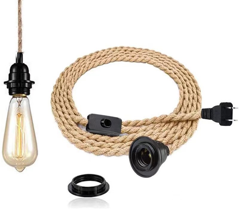 Hot Seller Lampshade Cover Lights Indoor Natural Rattan Handmade Wholesale Straw Hanging Pendant Lights Home Decoration Items
