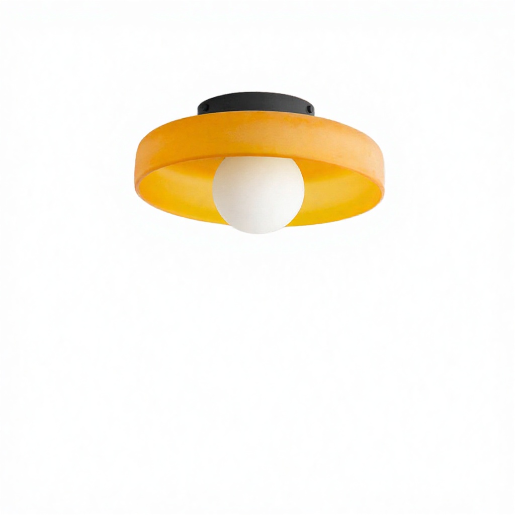 LED Glass Ceiling Light Milk White Globe Lamp Fixture for Balcony Entrance Cloakroom Hallway Aisle Home Decoration Lighting