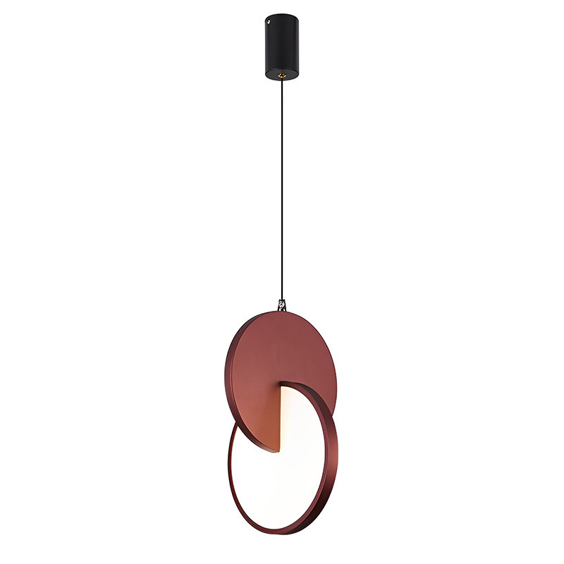 Modern LED Pendant Lights Minimalist Hanging Lamps for Bar Restaurant Bedroom Bedside Silvery Lamp Indoor Lighting Decoration
