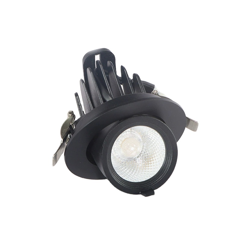 Embedded Retractable Spotlight Full Spectrum High Brightness Adjustable Angle for Anti-Glare Elephant Nose Light