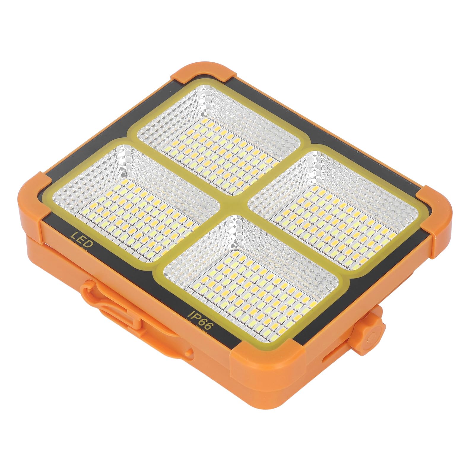 Portable Solar Led Spotlight Ip65 Waterproof Usb Charging Magnetic for Camping Hiking Fishing Emergency Lighting