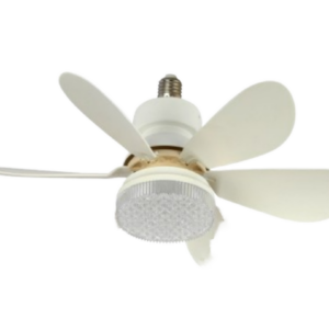 Modern E27 Led 6 Abs Blades 3 Speed Remote Dimmable 3000K-6500K Ceiling Fan Light for Bedroom Living Room Home Hotel Decor