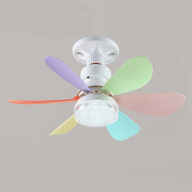 Detachable Blades E27 Led Ceiling Fan Light 3 Speed Remote Quiet Dimmable for Bedroom Living Room Kitchen Home Hotel Diy