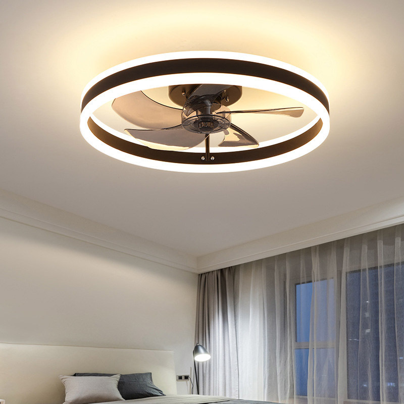 Cross-Border Exclusive Shaking Head Fan Lights ABS Inverter 110V/220V Factory Direct for Bedroom Restaurant Study