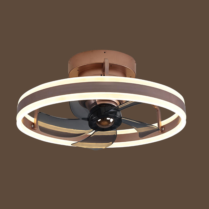 15.7 Inch 30W Smart Flush Mount Ceiling Fan With Lights Remote Control Energy Saving for Bedroom Living Room Kids Room