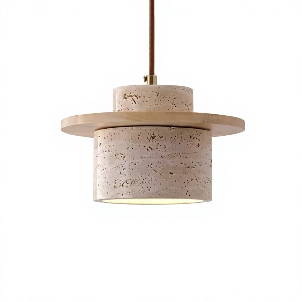 Pendant Lamp, Yellow Cave Stone Wabi Sabi Style bar Counter, Island Table, Tea Room, Dining Table Lamp