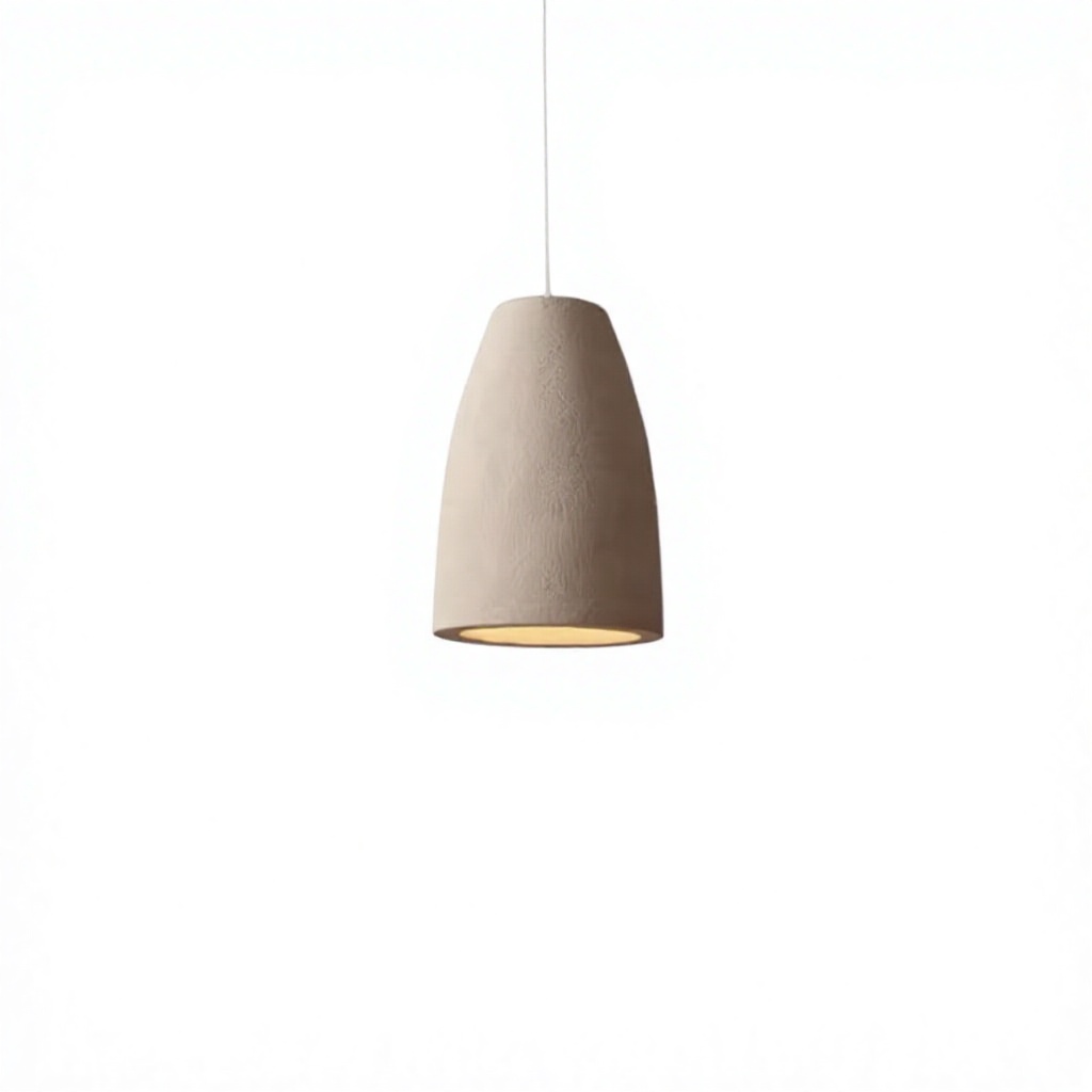 Wabi Sabi Style Oval Pendant Light-LED Warm White Adjustable Height for Kitchen Bar & Restaurant Use