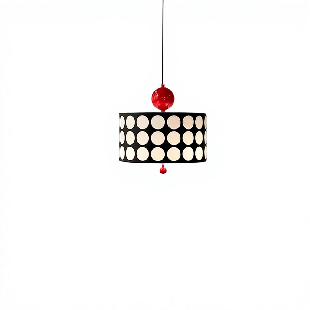 Modern Industrial Iron Black White Pendant Postmodern Bauhaus Warm White LED High Brightness Eye Caring for Living Room Bedroom
