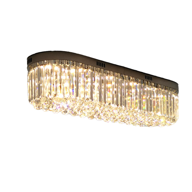 Modern LED Crystal Chandelier Luxury Hanging Restaurant Living Room Bedroom Kitchen Bar Counter Home Lighting Decorative Lights