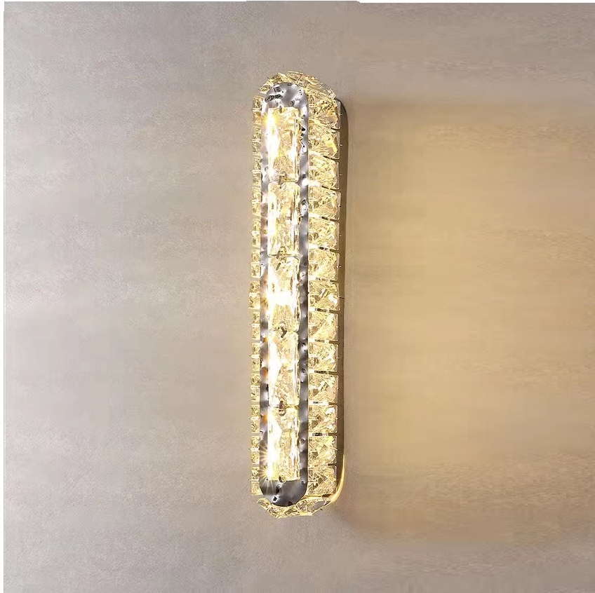 Modern Gold Creative Wave Strip Led Wall Light Fixture Industrial Wall Sconce