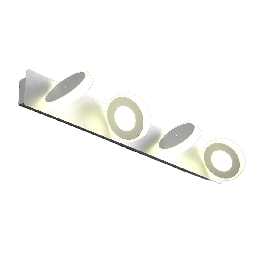 ACRYLIC LED Vanity Light Fixture, 24" Modern 3-Light Wall Sconce for Bathroom