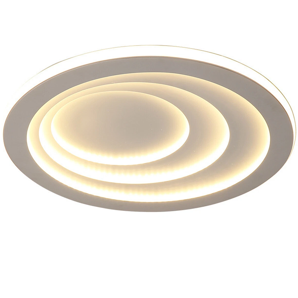 Share LED Ceiling Light White Pendant Lamp Chandelier Round for Living Room & Bedroom