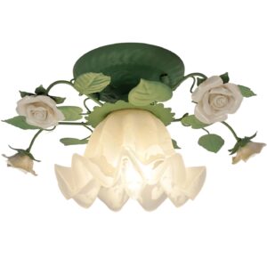 40W Ceiling Light, Lily of the Valley Ceiling Light,Flower Ceiling Light Fixture