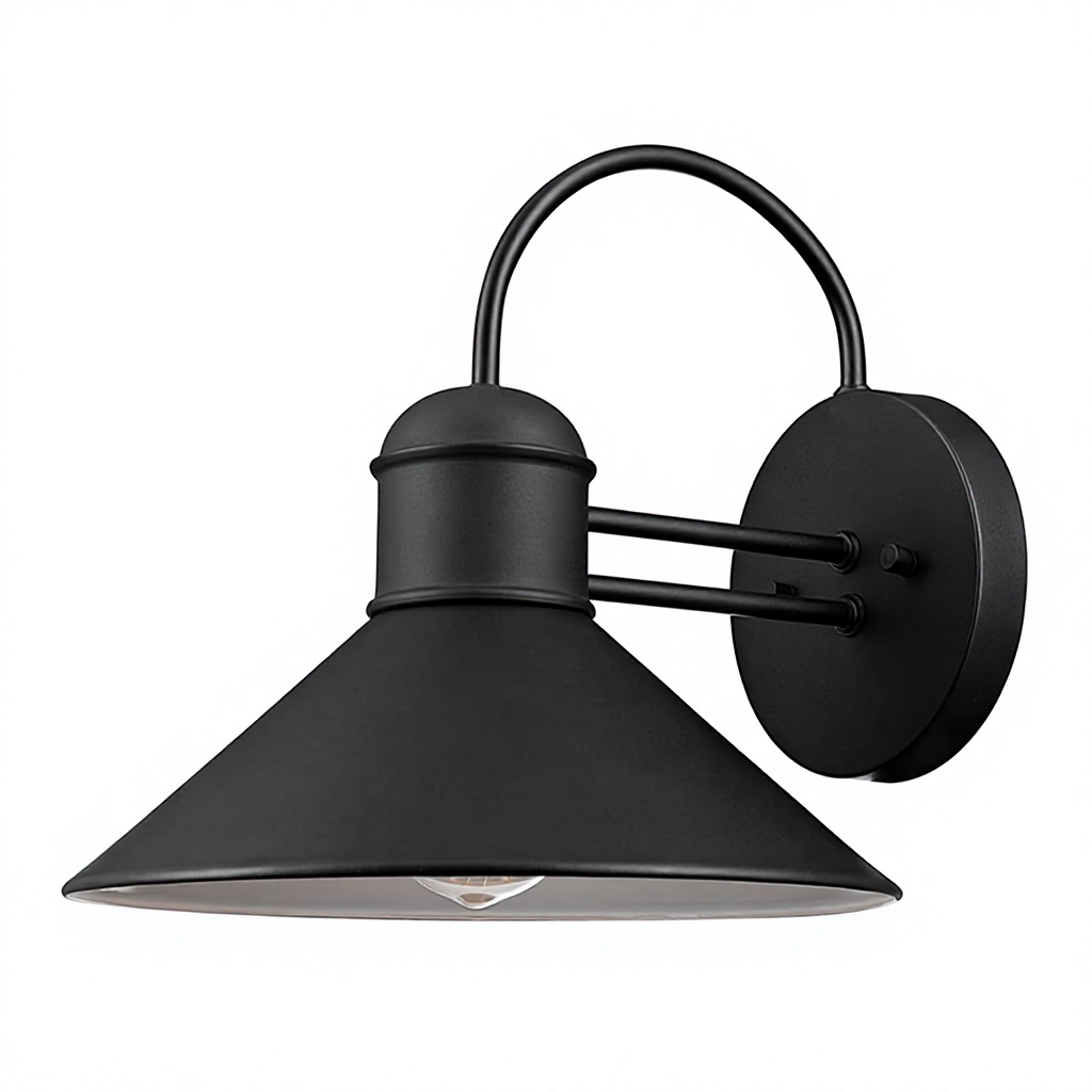 Outdoor Cylinder Aluminum Alloy IP65 Waterproof Polycarbonate Diffuser LED Garden Wall Mount Bracket Lamp