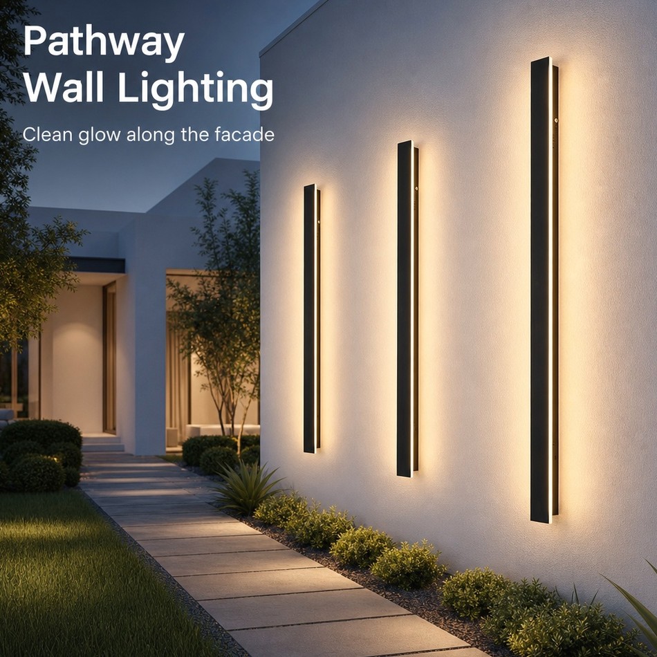 Modern Nordic IP65 Waterproof Strip Lighting LED Linear Lamp for Ceiling Home Decor Living Room Bedroom Hallway Interior Light