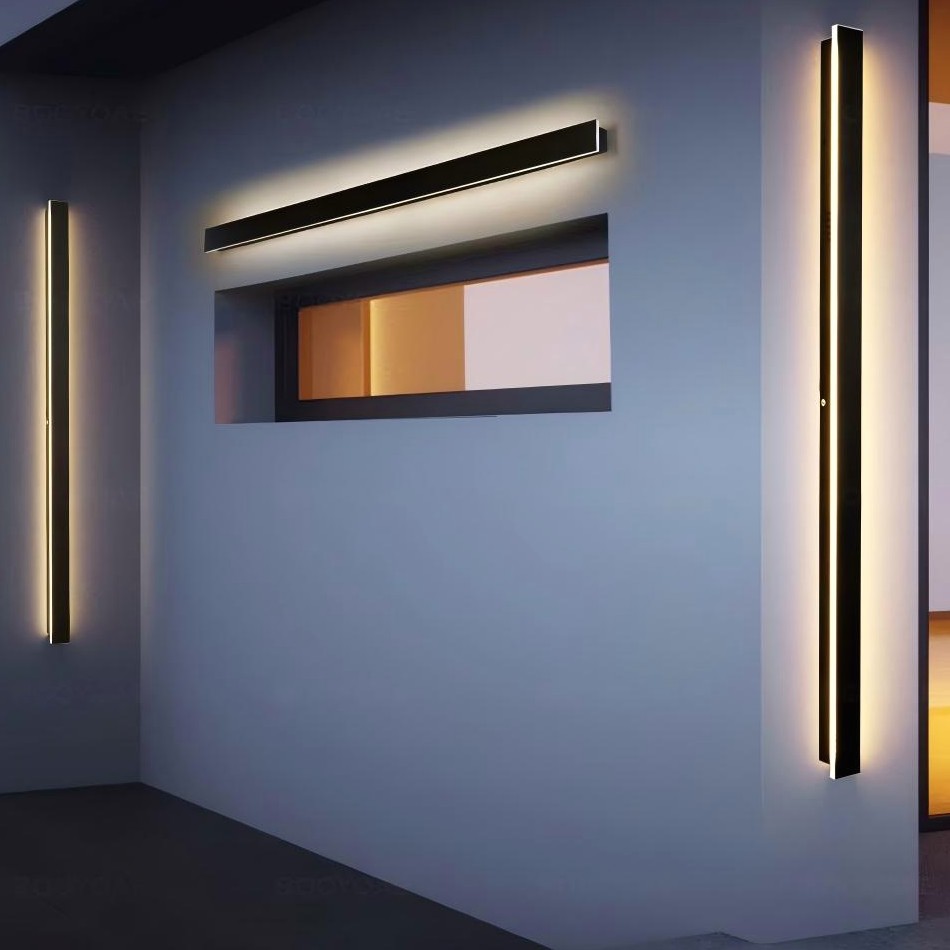 Modern Nordic Waterproof LED Strip Fixture IP65 Linear Lighting for Projects Wall Ceiling Living Room Bedroom Hallway Home Decor