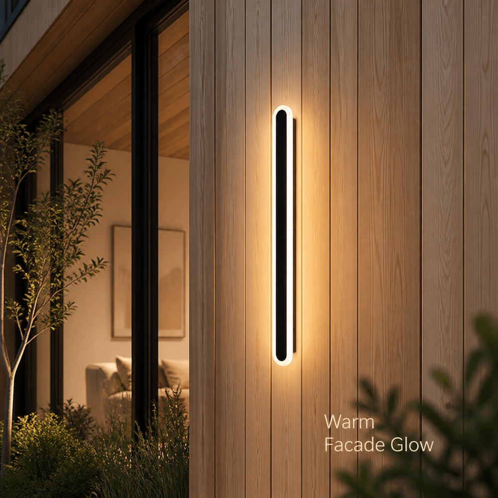 Waterproof IP65 Modern LED Outdoor Wall Light for Garden Porch Villa Exterior Wall Mounted Home Lighting Courtyard Fixture Decor