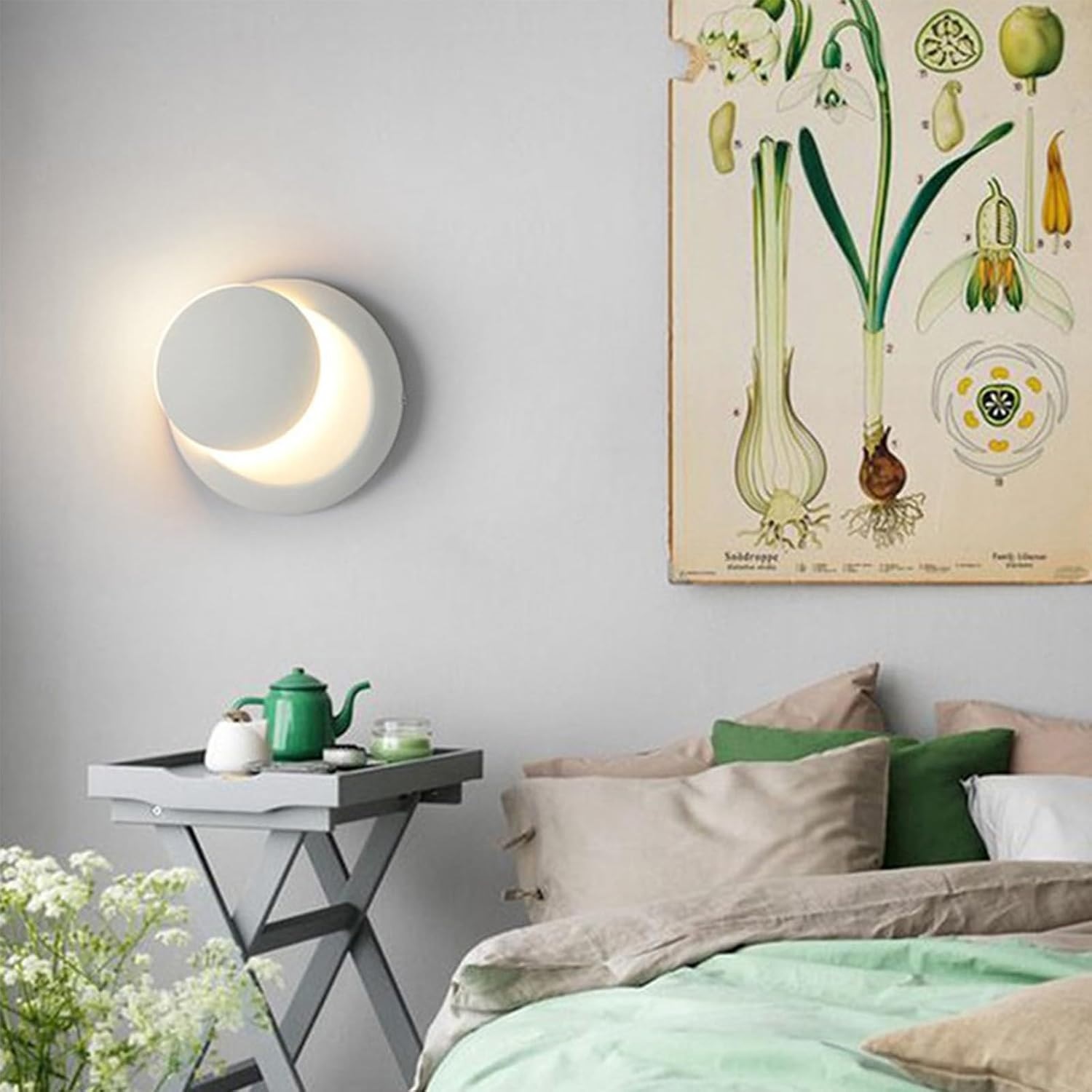 LED Indoor Wall Lighting Rotatable 350 Degree Wall Lamp Adjustable Angle Lighting Direction Wall Sconce