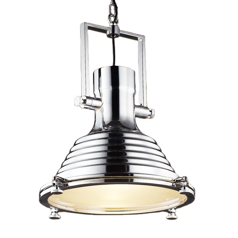 Nordic Vintage Silver Color Robles Metal Pendant Light