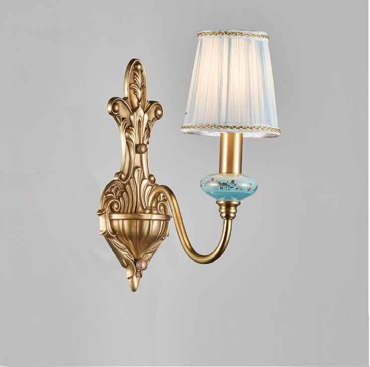 Antique Brass Copper Interior Wall Lighting Lamps Wall Sconce